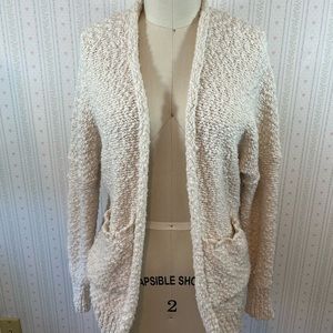 Another cardigan but this time it’s cream. Fuzzy and comfy it has pockets.